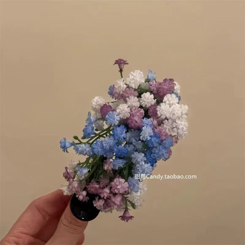 Dried Flower Hair Claw Clip - Romantic Floral Hair Accessory