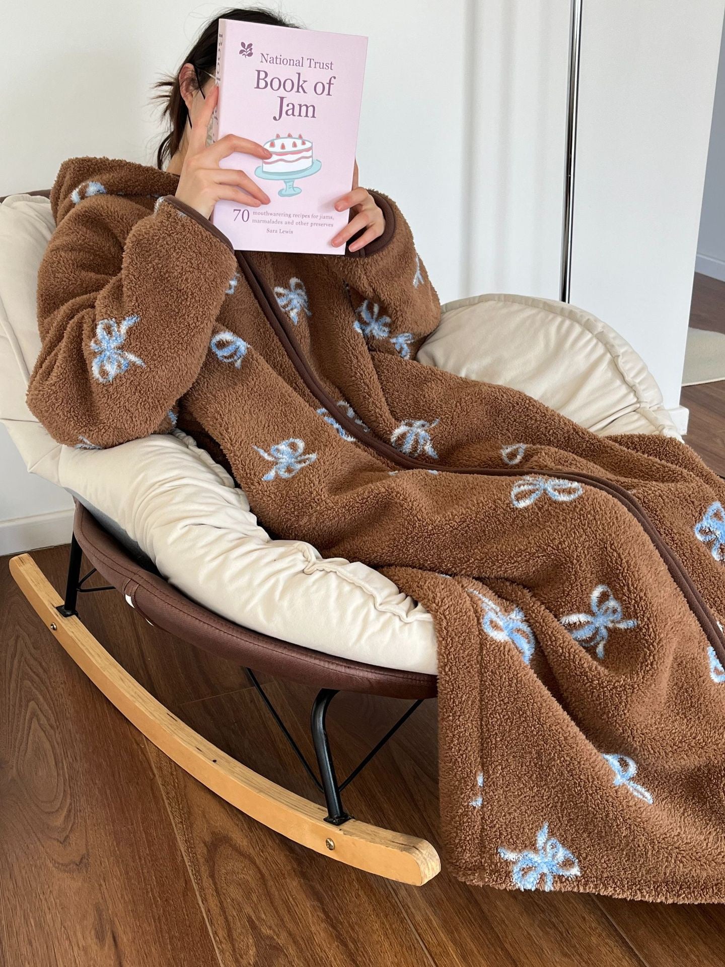 Unisex Oversized Fleece Hoodie Zip Up, Soft Coral Plush Loungewear for Winter, Warm Hooded Blanket Jacket, Cozy Homewear for Men & Women