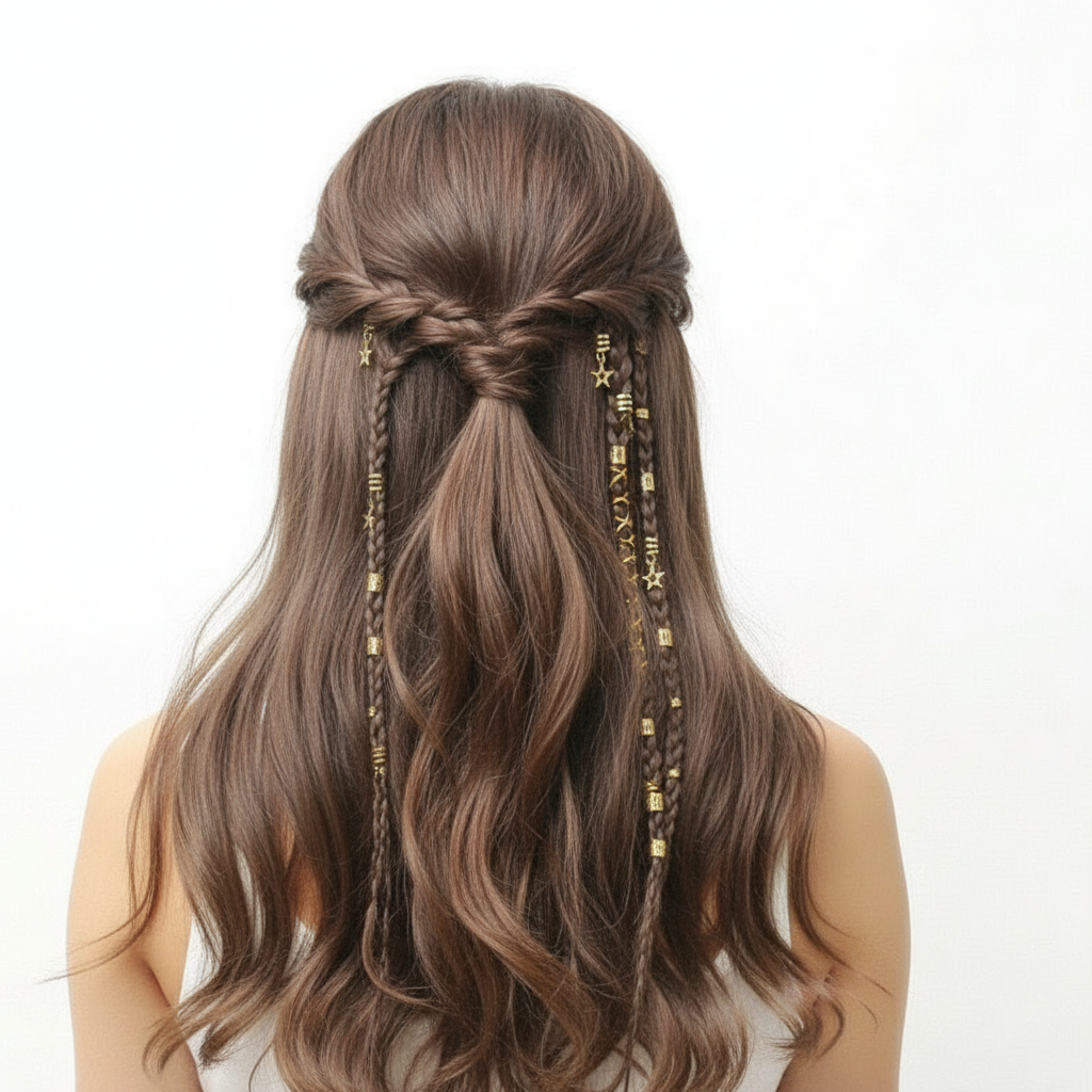 Vintage Baroque Hair Accessories - 36 Pack (Gold & Silver)