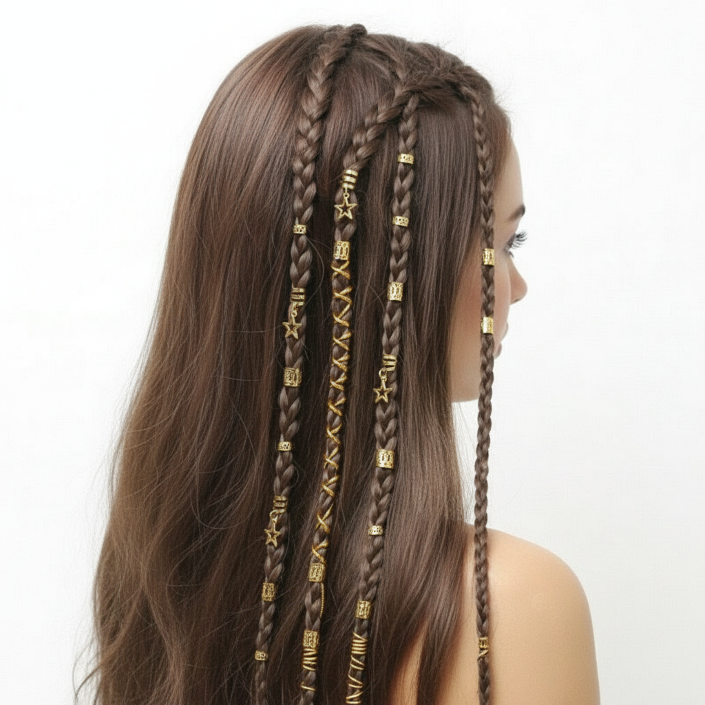 Vintage Baroque Hair Accessories - 36 Pack (Gold & Silver)