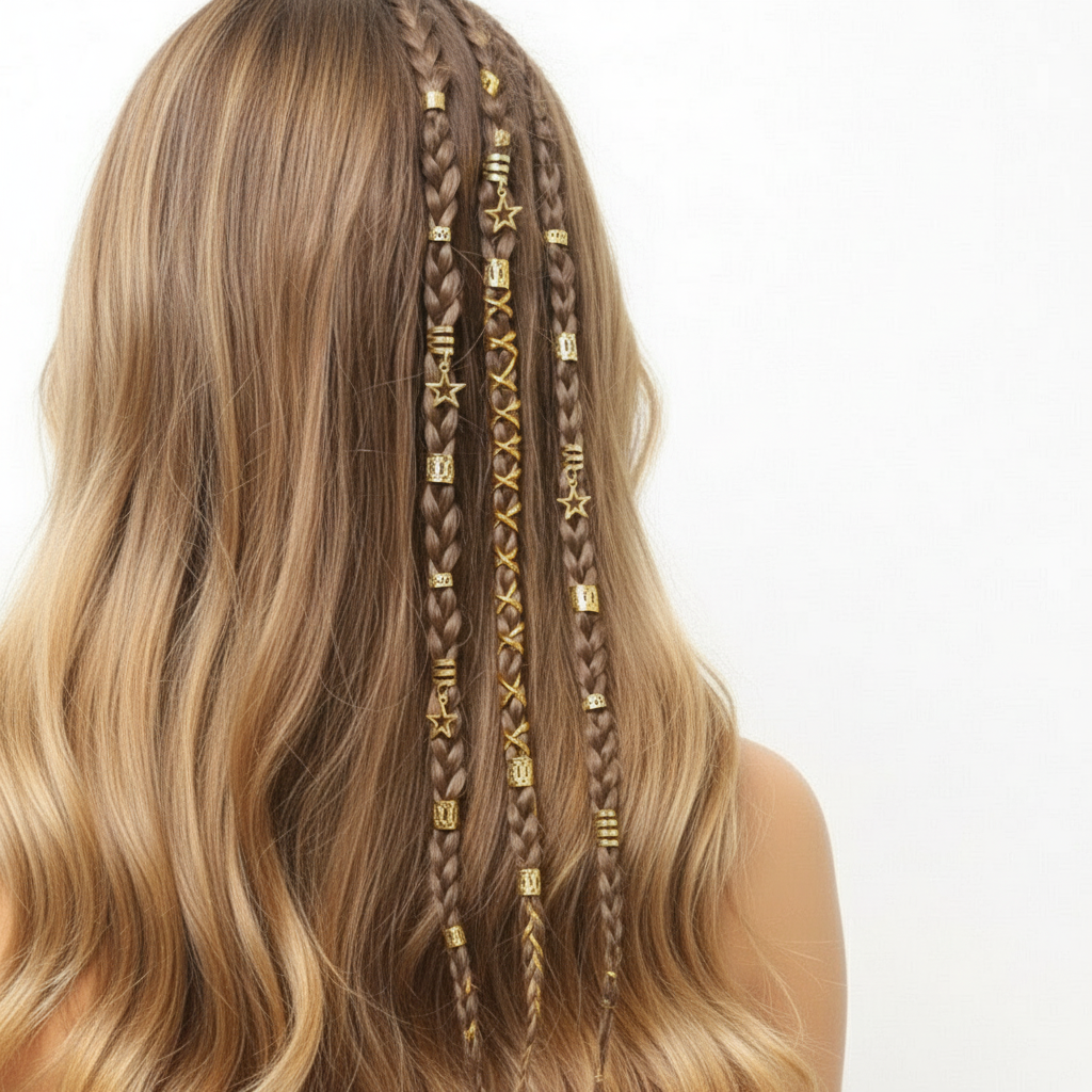 Vintage Baroque Hair Accessories - 36 Pack (Gold & Silver)