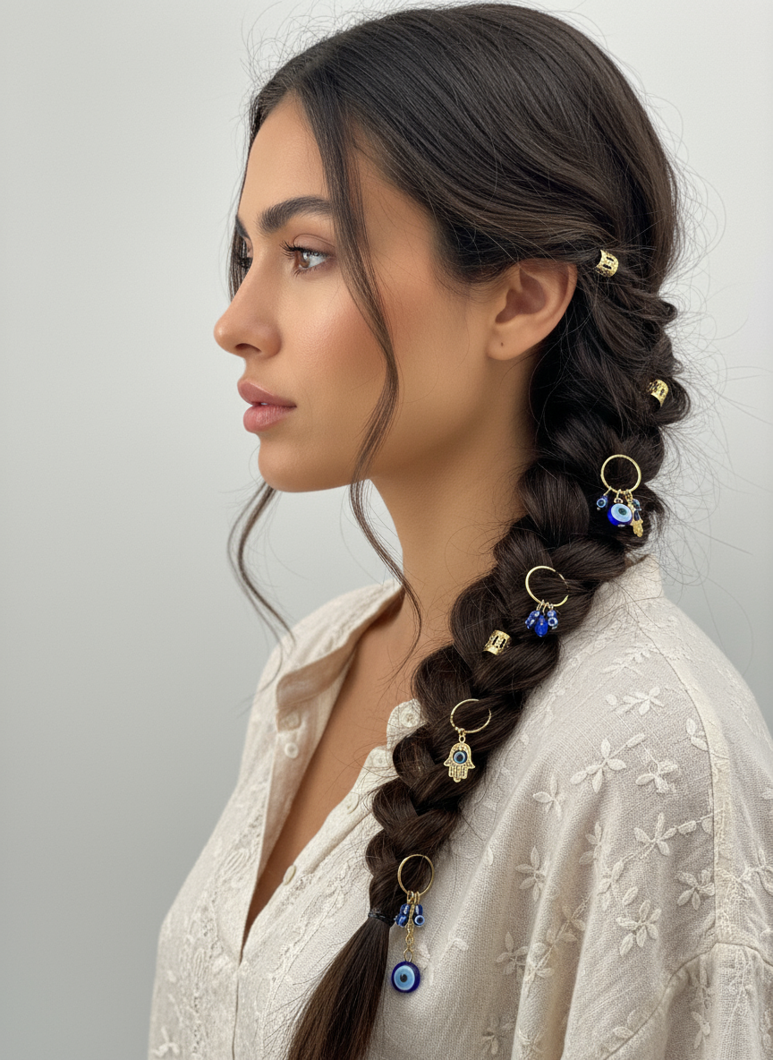 ✨ Bohemian Gold Hair Accessories Set - Let Every Strand Shine with Magic