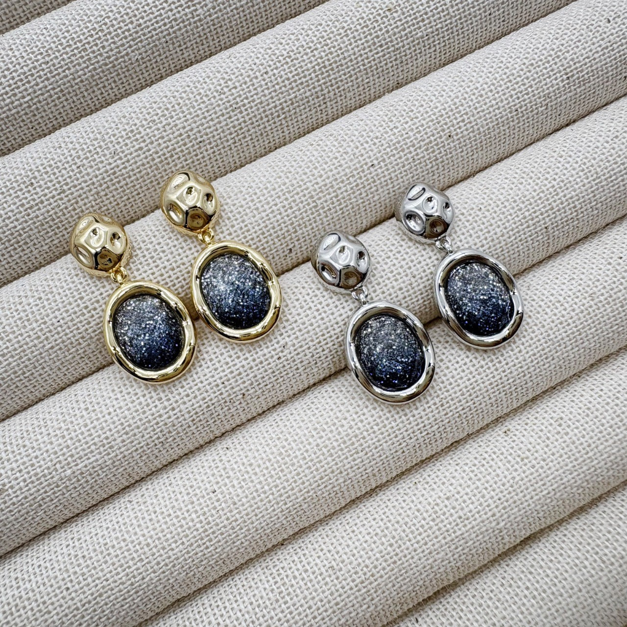 Galaxy Starry Earrings Women Elegant Drop Dangle Earrings Party Date Jewelry