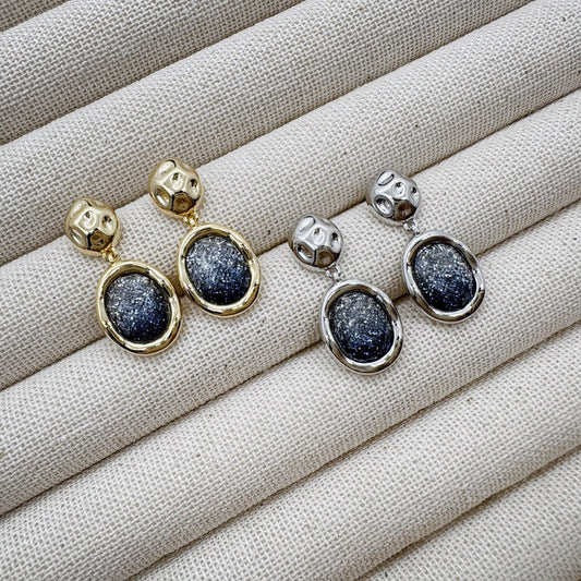 Galaxy Starry Earrings Women Elegant Drop Dangle Earrings Party Date Jewelry