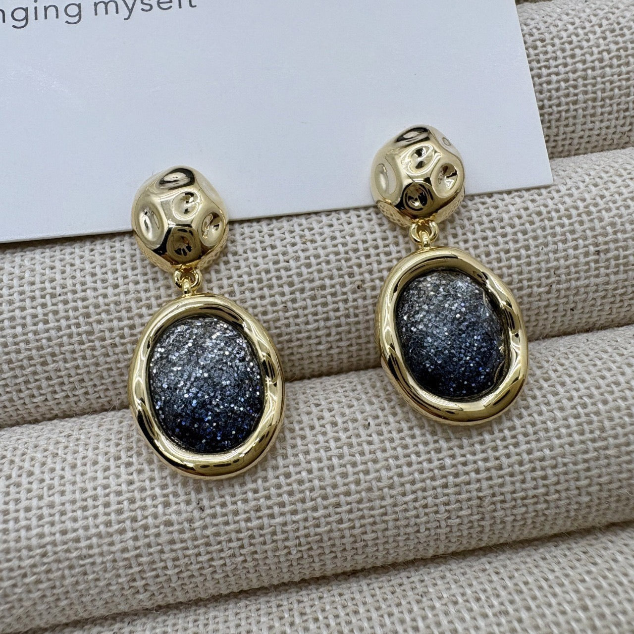 Galaxy Starry Earrings Women Elegant Drop Dangle Earrings Party Date Jewelry