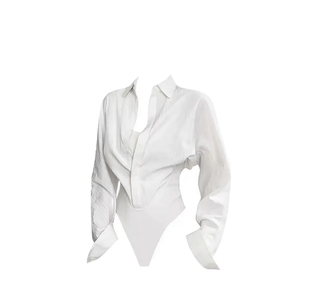 Shirt Stay Bodysuit Women Snap Button Blouse Keeper Anti Slip Underwear Base Layer Camisole