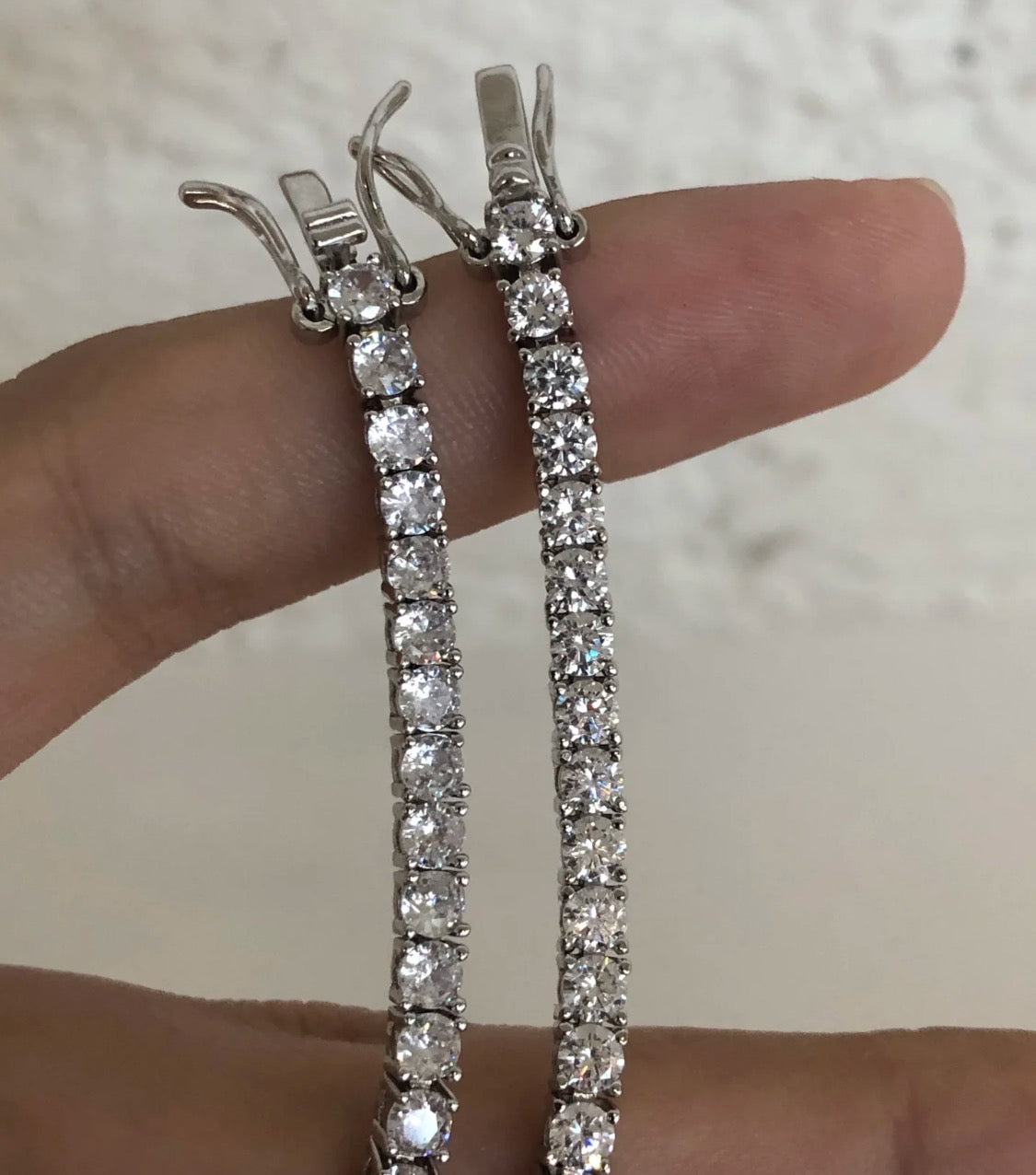 18K Gold Plated Tennis Bracelet - Sparkling Zirconia Diamond Bracelet | 2mm 3mm 4mm Width Options