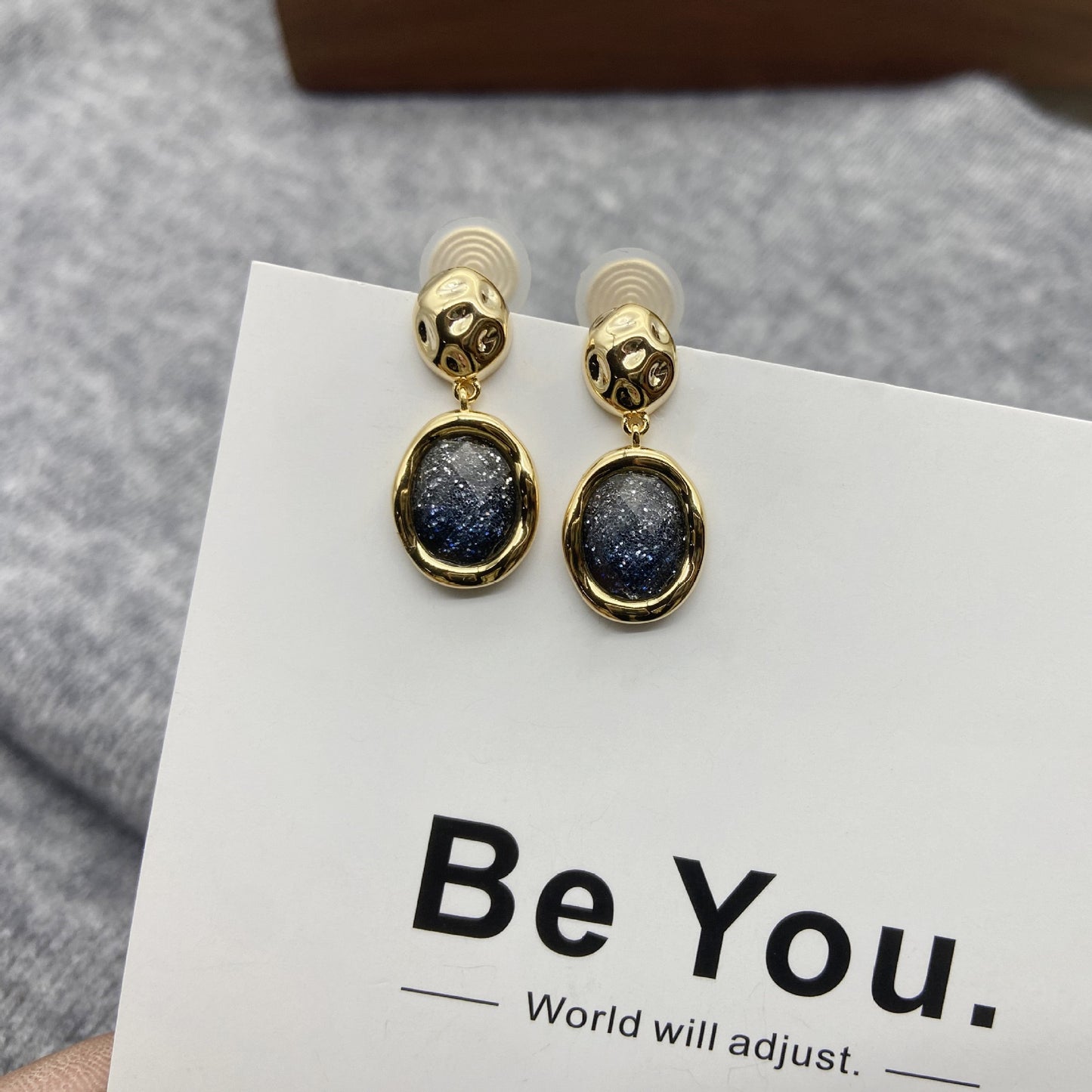 Galaxy Starry Earrings Women Elegant Drop Dangle Earrings Party Date Jewelry