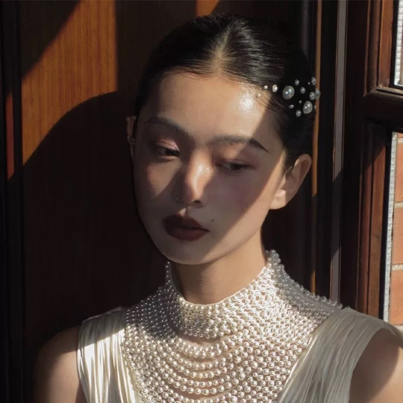 Pearl Crystal Body Stickers - Bridal Festival Party Makeup Jewelry