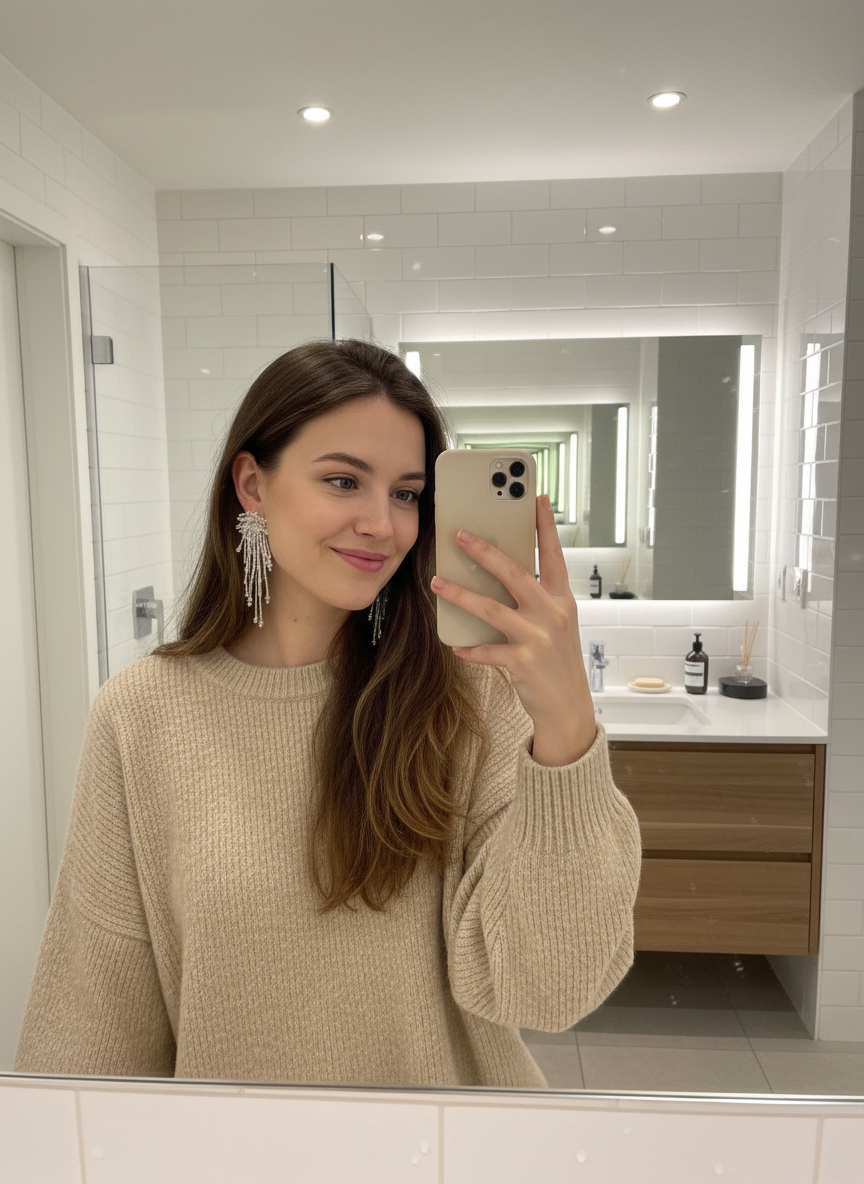 Handmade Firework Tassel Earrings - 925 Silver Posts