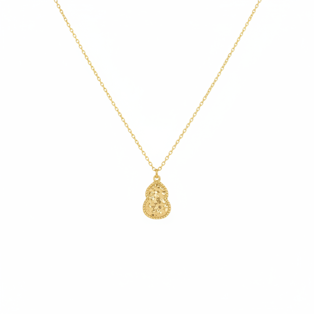 Handcrafted Gourd Pendant Necklace Gift Box